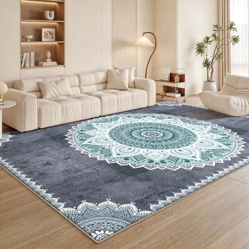 VIKAMA New Chinese-Style Rugs Durable and Machine-Washable—Living Room Coffee Table Mats Bedroom Bedside Rugs Home Decor
VIKAMA New Chinese-Style Rugs Durable and Machine-Washable—Living Room Coffee Table Mats Bedroom Bedside Rugs Home Decor