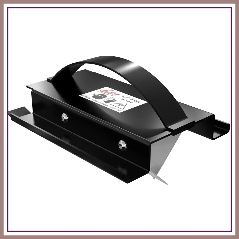 1.5" V-Cut Duct Board Cutting Tool - Black, Sharp Blade for HVAC
1.5" V-Cut Duct Board Cutting Tool - Black, Sharp Blade for HVAC