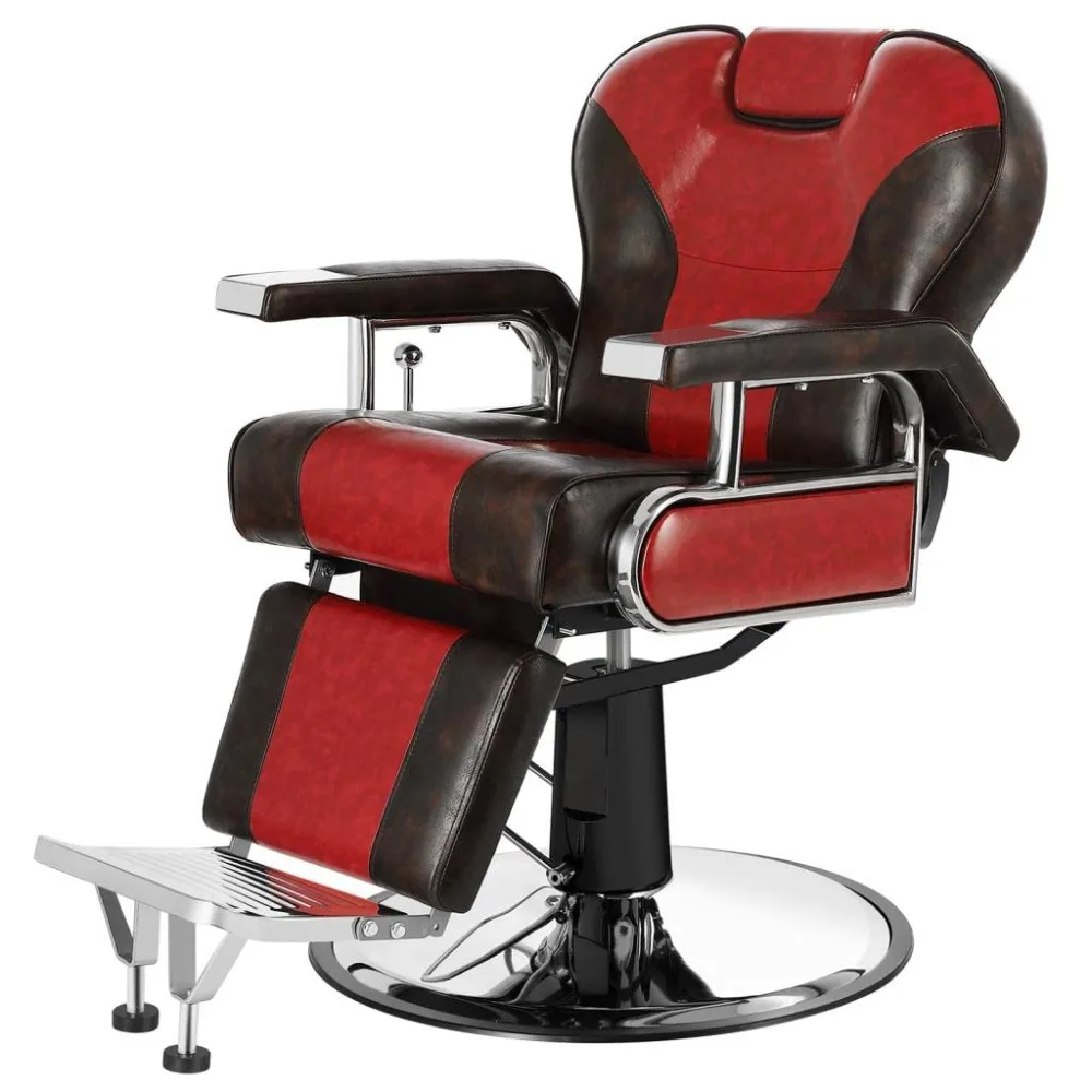 Barber Chairs for Barbershop Heavy Duty Barber Chair Reclining with Headrest, 360 Degree Swivel Salon Chair for Hair
Barber Chairs for Barbershop Heavy Duty Barber Chair Reclining with Headrest, 360 Degree Swivel Salon Chair for Hair