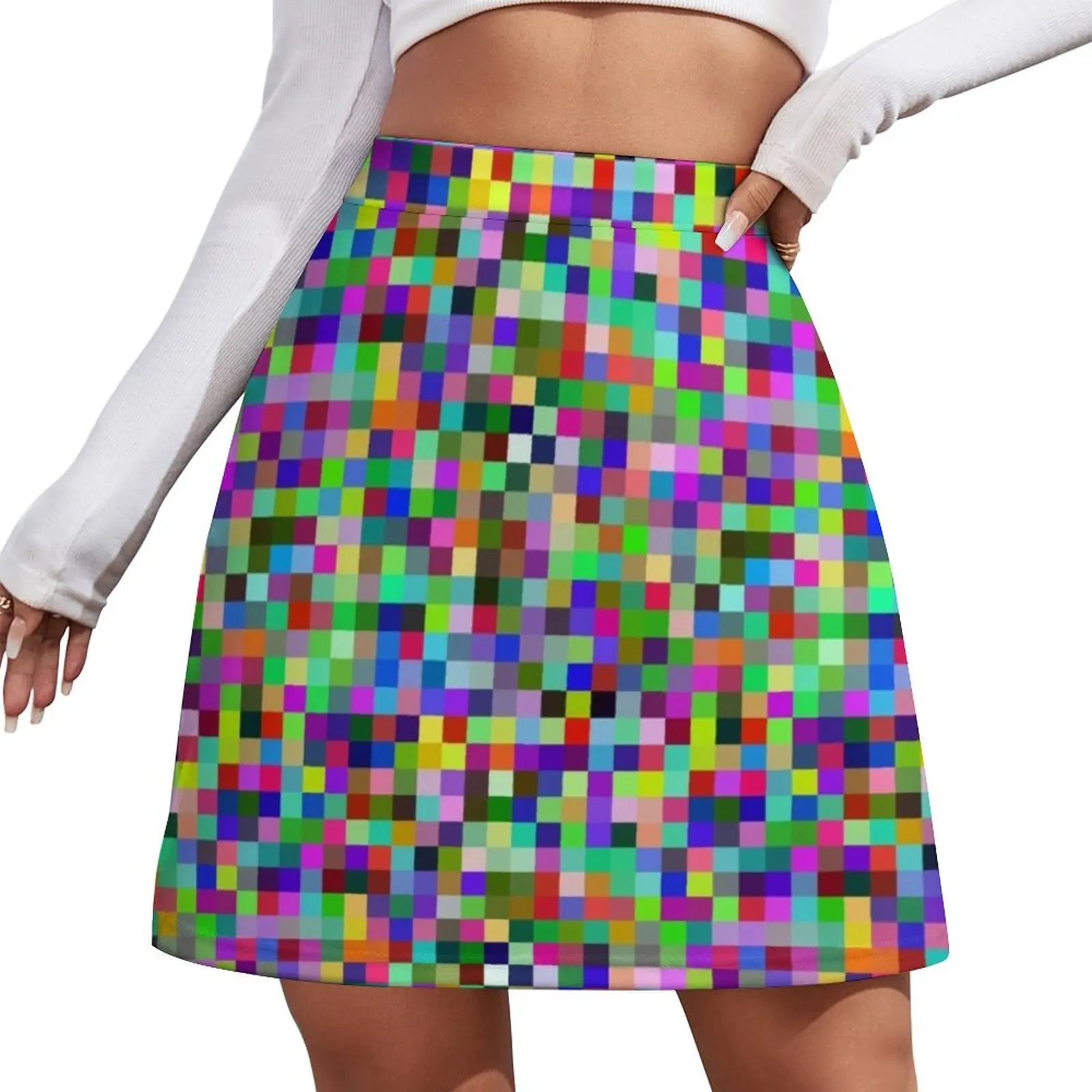 TV Blurred Check Block Pattern Design Mini Skirt korean ladies summer luxury women skirts Mini Skirt
TV Blurred Check Block Pattern Design Mini Skirt korean ladies summer luxury women skirts Mini Skirt