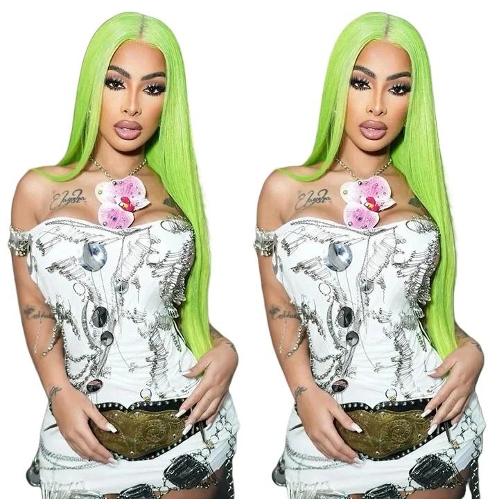 Light Green Straight 13x6 Lace Front Human Hair Wigs Pre Plucked Brazilian Blonde Colored 13x4 Transparent Lace Frontal Wigs
Light Green Straight 13x6 Lace Front Human Hair Wigs Pre Plucked Brazilian Blonde Colored 13x4 Transparent Lace Frontal Wigs