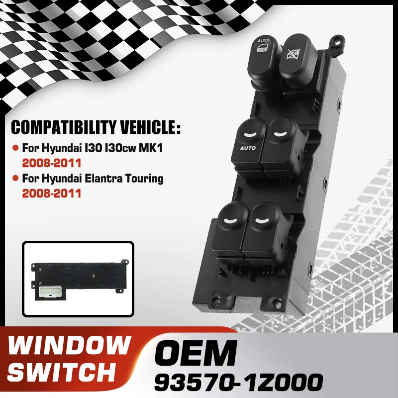 93570-1Z000 For Hyundai I30 I30cw Hyundai Elantra Touring 2008 2009 2010 2011 Electric Power Car Window Control Switch Button
93570-1Z000 For Hyundai I30 I30cw Hyundai Elantra Touring 2008 2009 2010 2011 Electric Power Car Window Control Switch Button