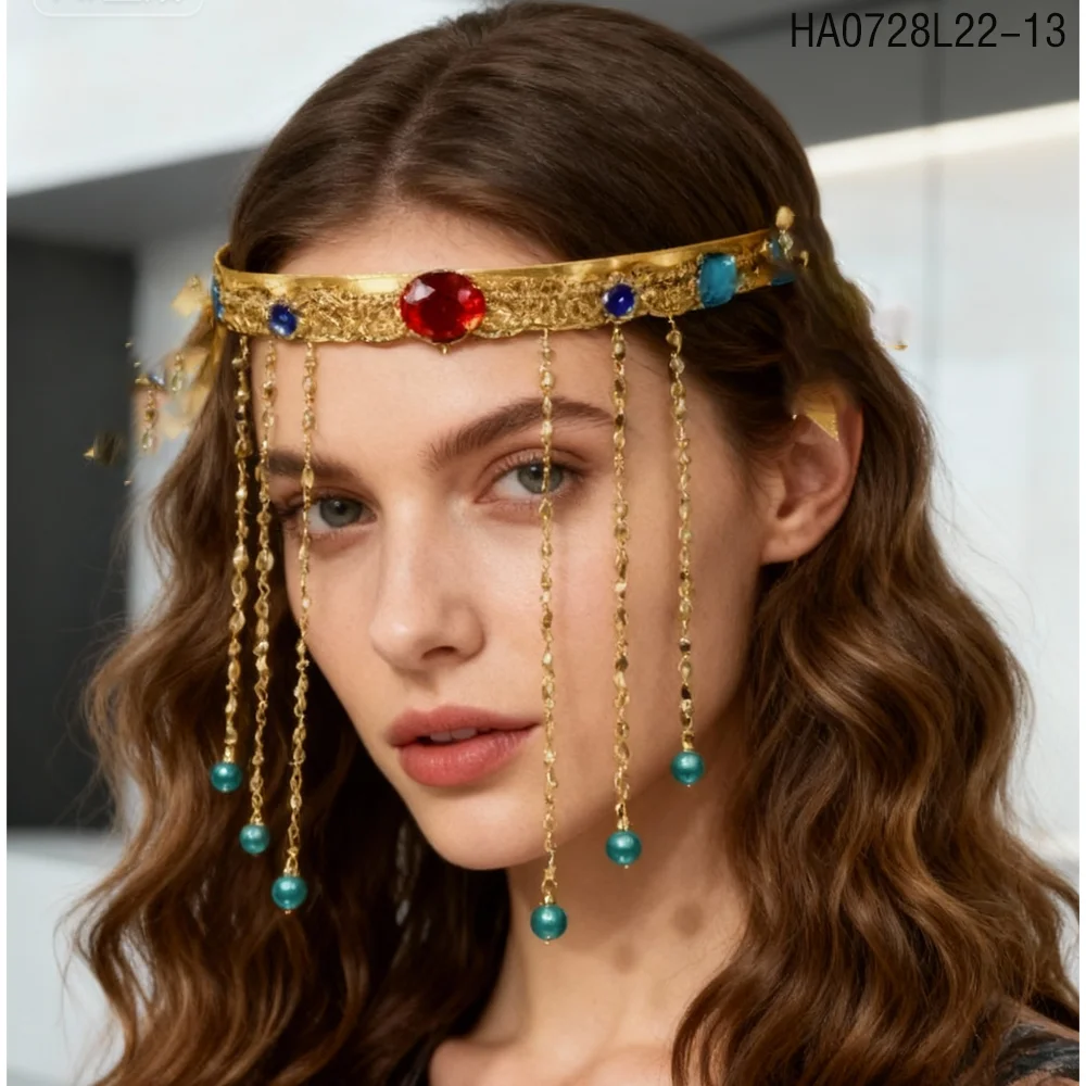 PESENAR This Is a Set of Ancient Egyptian Style Jewelry Including Headbands and Bracelets Suitable for the Pharaonic Party
PESENAR This Is a Set of Ancient Egyptian Style Jewelry Including Headbands and Bracelets Suitable for the Pharaonic Party