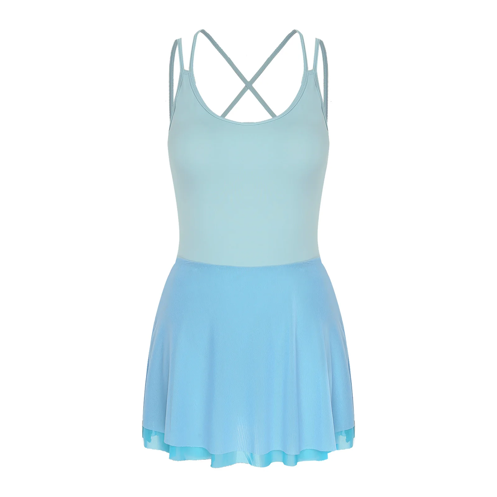 Women Ballet Lyrical Dance Dress Gymnastics Leotards Bodysuit Ballerina Dress Camisole Removable Pads Dress with Built-in Briefs
Women Ballet Lyrical Dance Dress Gymnastics Leotards Bodysuit Ballerina Dress Camisole Removable Pads Dress with Built-in Briefs