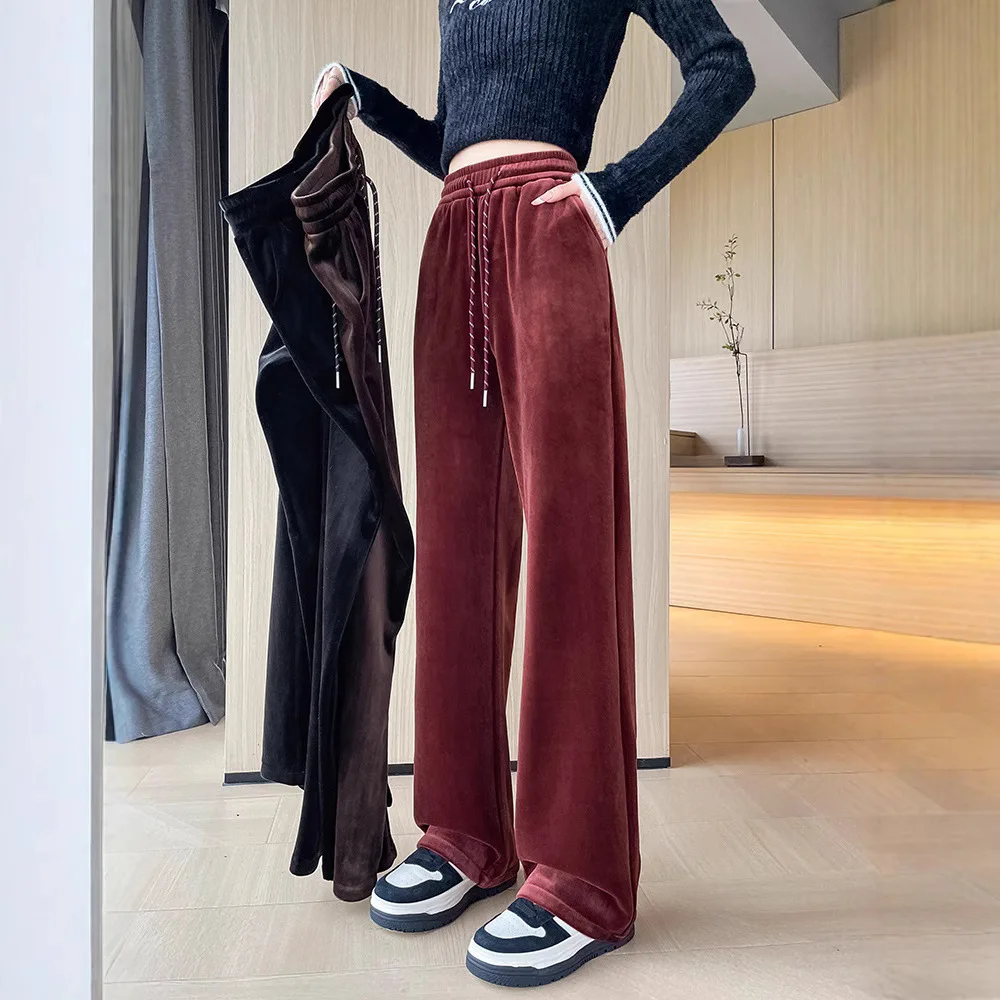 Casual Pants Women's Straight Leg Wide Leg Long Pants Autumn Winter Slimming Versatile Simple Sle Ladies' Casual Trou...
Casual Pants Women's Straight Leg Wide Leg Long Pants Autumn Winter Slimming Versatile Simple Sle Ladies' Casual Trou...