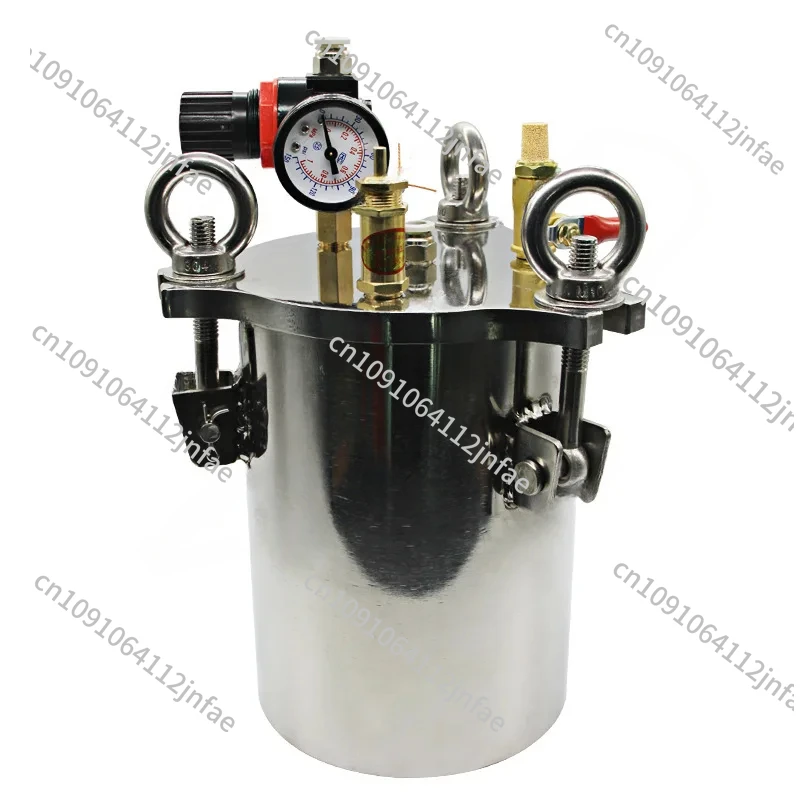 304 Stainless Steel Glue Dispensing Machine Pressure Tank 0.5L Storage Barrel with Pressure Regulating Valve
304 Stainless Steel Glue Dispensing Machine Pressure Tank 0.5L Storage Barrel with Pressure Regulating Valve