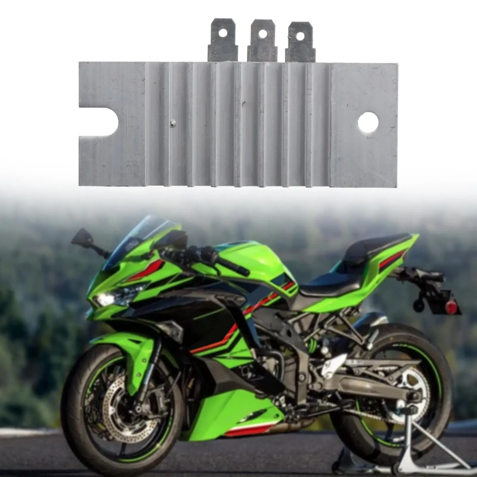 Voltages Regulator Rectifier High Strength Metal 12V Motorbike Rectifier Plug for Kawasaki FH381V FH480V FH601D Replacement
Voltages Regulator Rectifier High Strength Metal 12V Motorbike Rectifier Plug for Kawasaki FH381V FH480V FH601D Replacement