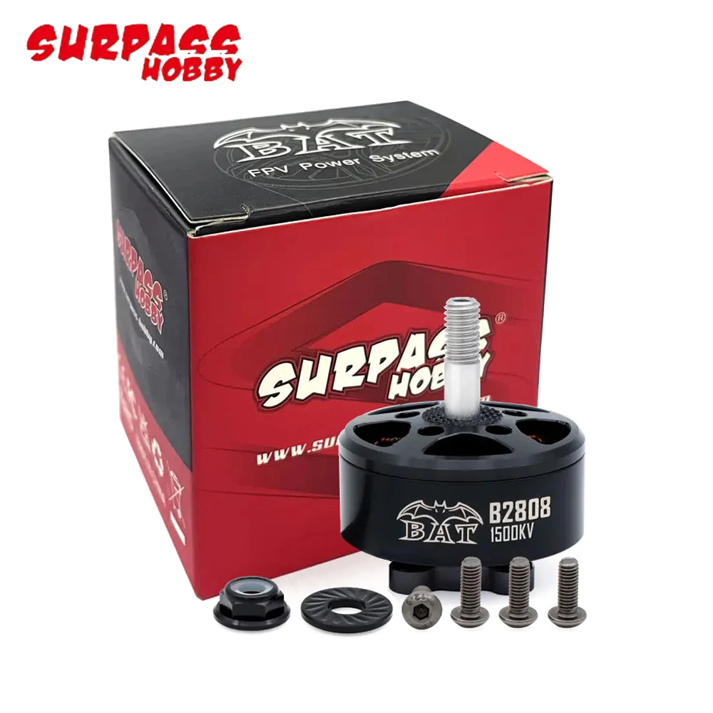 4pcs/lot Surpass Hobby Bat B2806.5 B2808 B2810 B2812 4-6S 14-Pole Brushless Motor Alloy Shaft For RC Long Range FPV Drone
4pcs/lot Surpass Hobby Bat B2806.5 B2808 B2810 B2812 4-6S 14-Pole Brushless Motor Alloy Shaft For RC Long Range FPV Drone