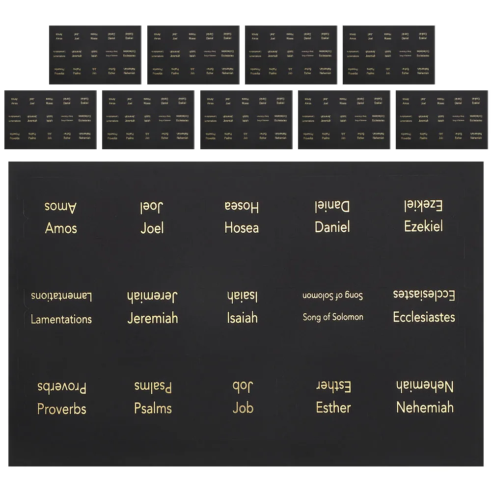 10pcs Bible Index Tabs Stickers Section Dividers Peel Stick Waterproof Writable Removable Book Accessories Notebook
10pcs Bible Index Tabs Stickers Section Dividers Peel Stick Waterproof Writable Removable Book Accessories Notebook