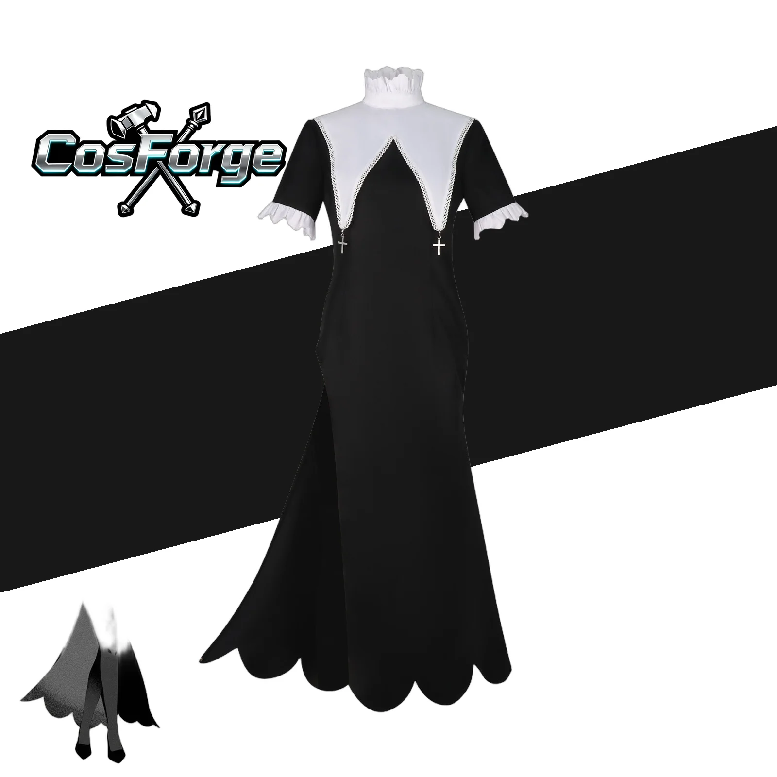 Костюм для косплея Project Sekai Nightcord 25ji MAFUYU ENA KANADE - Черное платье монахини для Хэллоуина, вечеринки, аниме-фестиваля
Костюм для косплея Project Sekai Nightcord 25ji MAFUYU ENA KANADE - Черное платье монахини для Хэллоуина, вечеринки, аниме-фестиваля