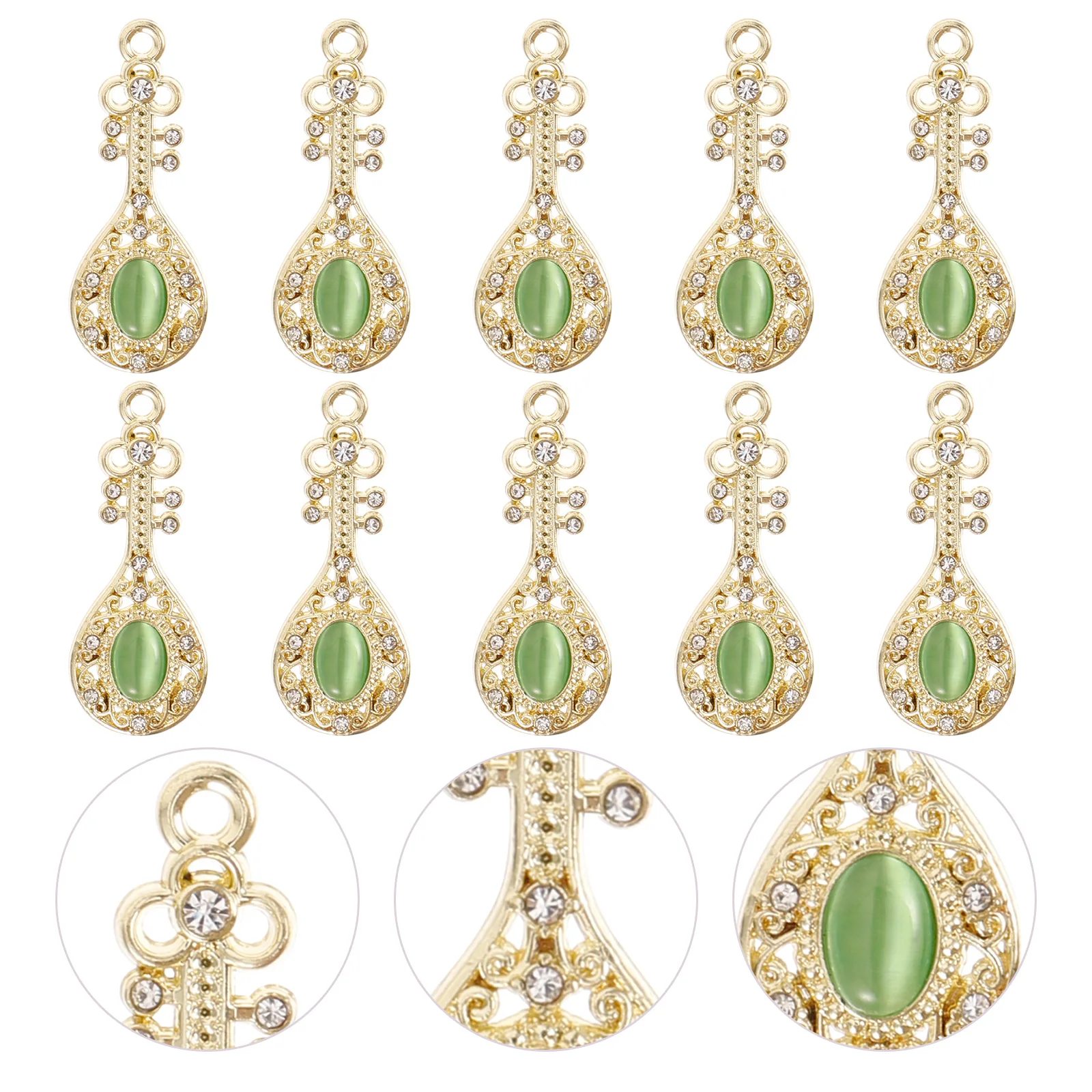 10 Pcs Accessories Pipa Earrings Decoration Making Zinc Alloy Cute Charms for Jewelry
10 Pcs Accessories Pipa Earrings Decoration Making Zinc Alloy Cute Charms for Jewelry