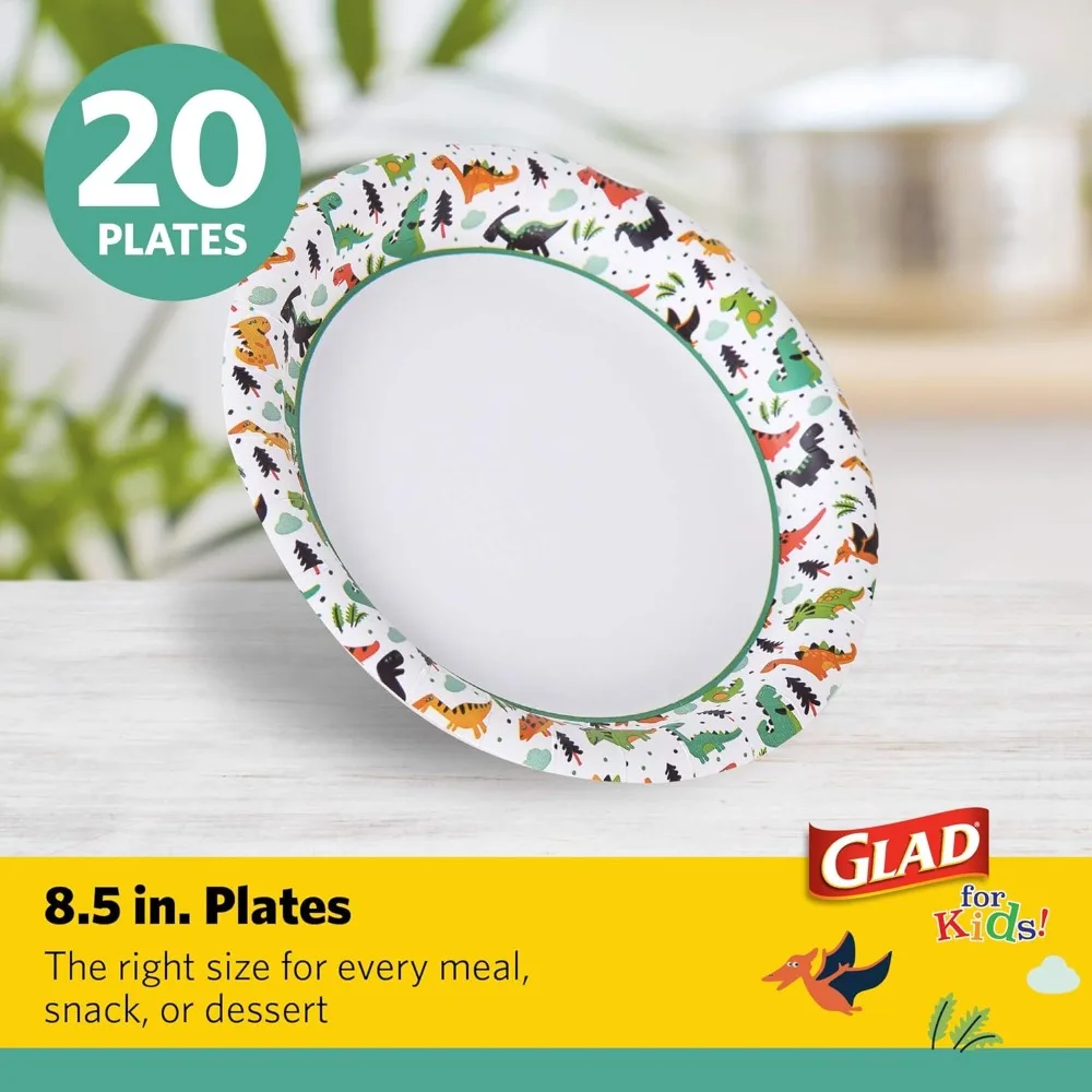 US Shipping Dinosaur Paper Plates for Kids 8.5 Inch 20 Count Heavy Duty Disposable Party Plates Microwave Safe
US Shipping Dinosaur Paper Plates for Kids 8.5 Inch 20 Count Heavy Duty Disposable Party Plates Microwave Safe