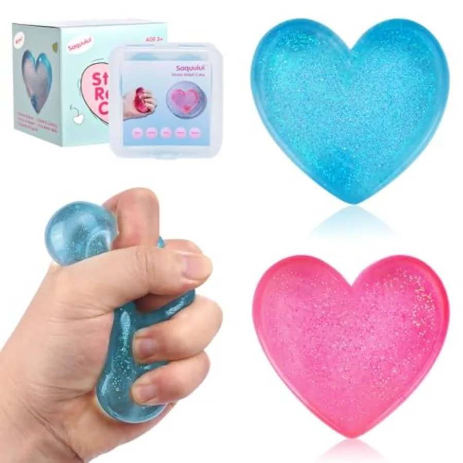 2-Pack Stress Cube Set: Quiet Squishy Toys for Anxiety Relief and Improve Focus, Durable, Sensory Squeeze Blocks for Adult Kid
2-Pack Stress Cube Set: Quiet Squishy Toys for Anxiety Relief and Improve Focus, Durable, Sensory Squeeze Blocks for Adult Kid