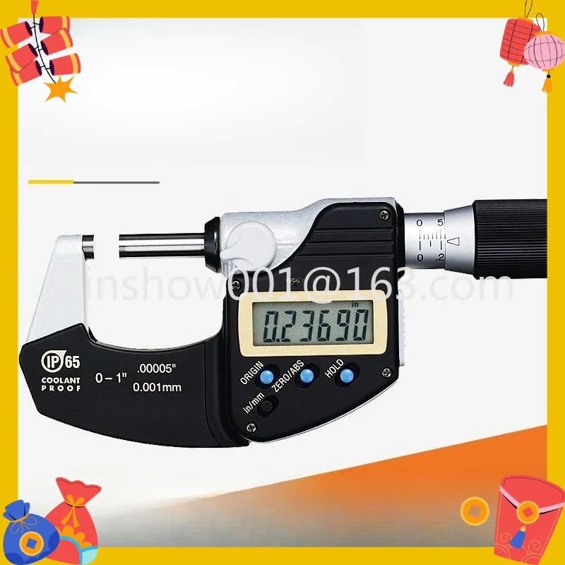 Anti-Coolant Micrometer 293 - 140-30/0 - 25mm Fast Measurement Digital Micrometer
Anti-Coolant Micrometer 293 - 140-30/0 - 25mm Fast Measurement Digital Micrometer