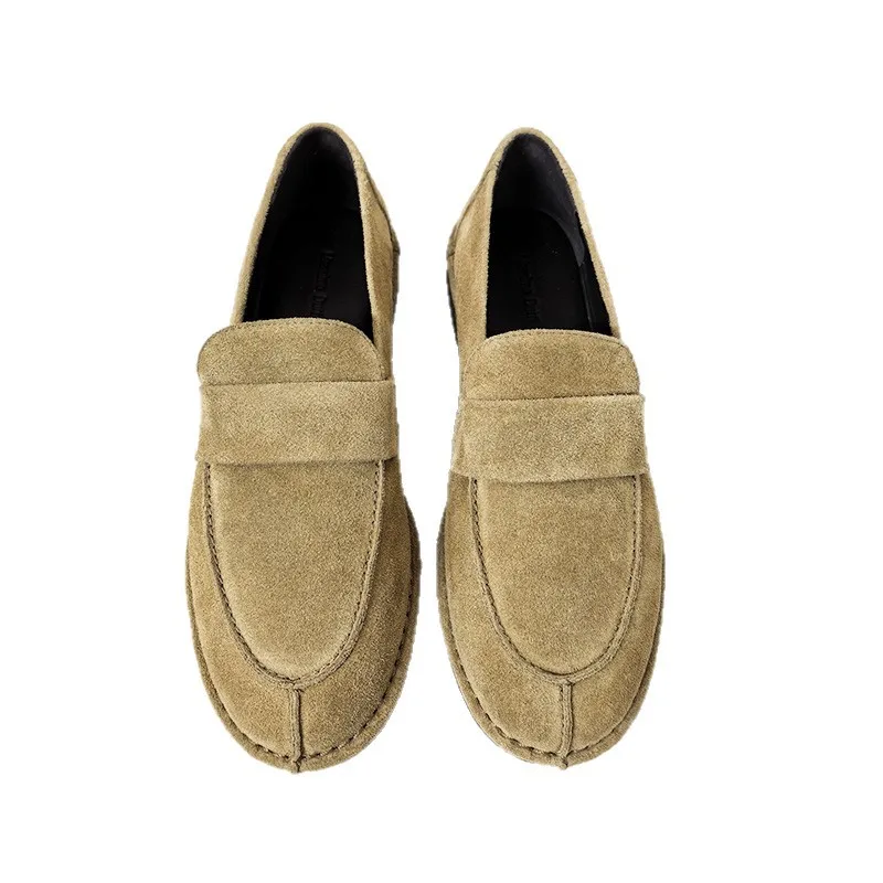 Dave&di Women's Leather Flat Bottomed Round Toe Loafers For Casual And Comfortable Work With A British Retro Slip On Moccasin
Dave&di Women's Leather Flat Bottomed Round Toe Loafers For Casual And Comfortable Work With A British Retro Slip On Moccasin