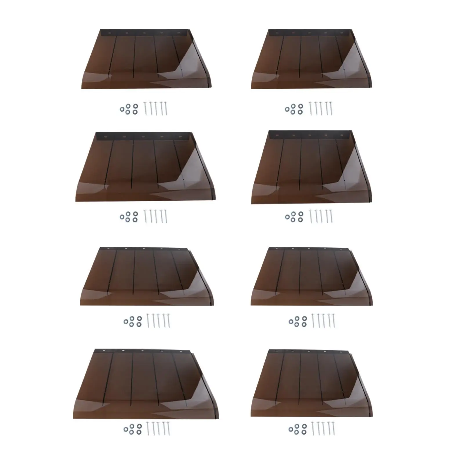 Window Door Awning Canopy PC Board Rain Shelter Brown Color Front Door Canopy Porch Awning for Garden Terrace Outdoor RV
Window Door Awning Canopy PC Board Rain Shelter Brown Color Front Door Canopy Porch Awning for Garden Terrace Outdoor RV
