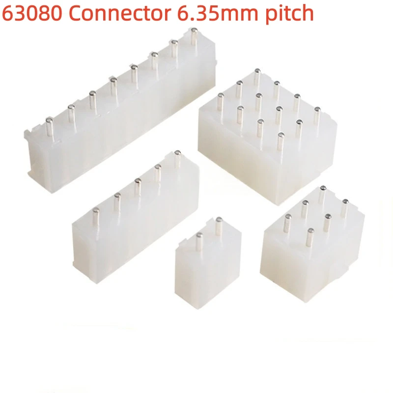 5PCS 63080 connector 6.35mm pitch solid pin straight pin elevator plug car connector
5PCS 63080 connector 6.35mm pitch solid pin straight pin elevator plug car connector