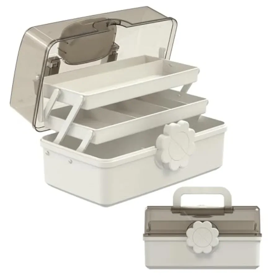 3Layer Plastic Dividing Storage Box with Handle for Multifunctional Organization of Sewing Supplies Makeup Items Medications Na
3Layer Plastic Dividing Storage Box with Handle for Multifunctional Organization of Sewing Supplies Makeup Items Medications Na