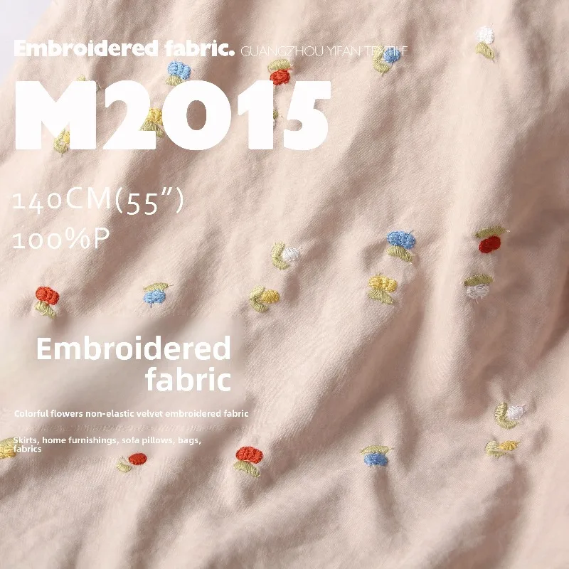 Soft Suede Candy Floral Embroidered Fabric for Pet Clothing Tablecloth Pillow Bag Diy Cloth By The Yard Sewing Material
Soft Suede Candy Floral Embroidered Fabric for Pet Clothing Tablecloth Pillow Bag Diy Cloth By The Yard Sewing Material