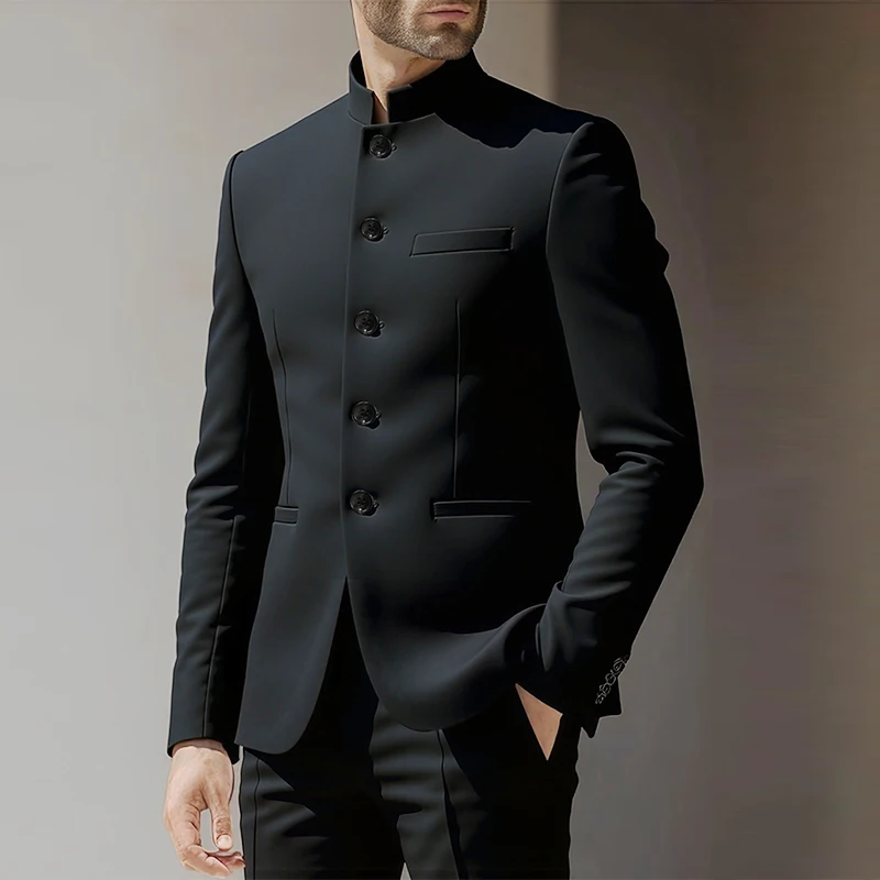 Костюм Блейзер Мужской костюм в китайском стиле Винтаж Традиционные пиджаки Чжуншань Офис Банкет Особые официальные мероприятия
Костюм Блейзер Мужской костюм в китайском стиле Винтаж Традиционные пиджаки Чжуншань Офис Банкет Особые официальные мероприятия