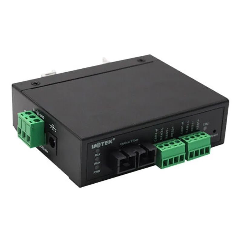 Durable CAN2.0 100M Fiber to 2 port CAN BUS Ethernet Converter High-performance Canbus Adapter UT-6502SM-SC
Durable CAN2.0 100M Fiber to 2 port CAN BUS Ethernet Converter High-performance Canbus Adapter UT-6502SM-SC