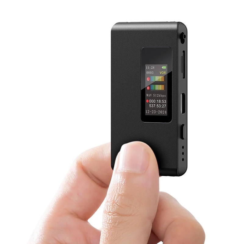 Ultra-Thin Tiny Mini Voice Recorder 32-256GB Digtal Sound Activated Dictaphone Noise Reduce Record hidden audio recorder
Ultra-Thin Tiny Mini Voice Recorder 32-256GB Digtal Sound Activated Dictaphone Noise Reduce Record hidden audio recorder