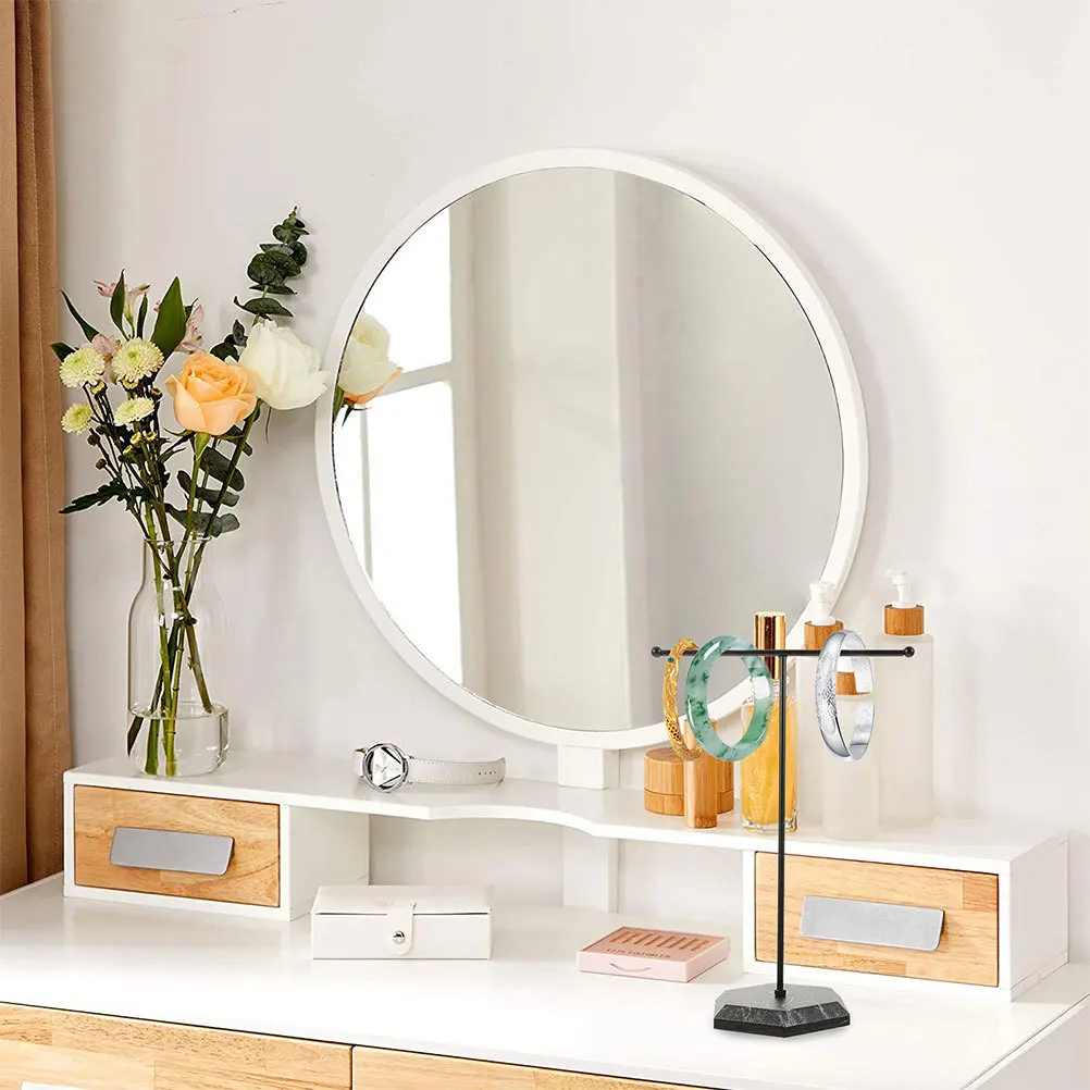 2Pcs Metal T Bar Jewelry Stand Necklace Hanger Organizer Space Saving Display Rack for Bracelets Earrings Necklaces
2Pcs Metal T Bar Jewelry Stand Necklace Hanger Organizer Space Saving Display Rack for Bracelets Earrings Necklaces