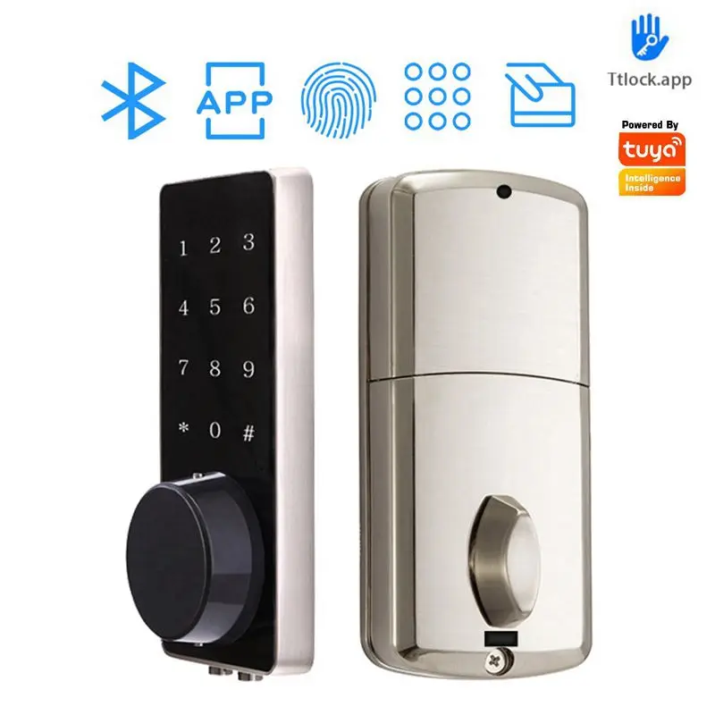 Smart Deadbolt Door Lock Tuya TTLock Bluetooth APP Remote Control Password Key IC Unlock Anti-thef Keyless Electronic Lock
Smart Deadbolt Door Lock Tuya TTLock Bluetooth APP Remote Control Password Key IC Unlock Anti-thef Keyless Electronic Lock