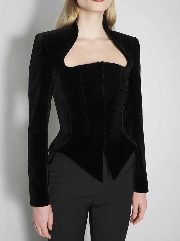 Women's Velvet Corset Jacket, Elegant and Stylish Black Boned Slim-Fit Jacket, 2026 Spring New Arrival
Women's Velvet Corset Jacket, Elegant and Stylish Black Boned Slim-Fit Jacket, 2026 Spring New Arrival