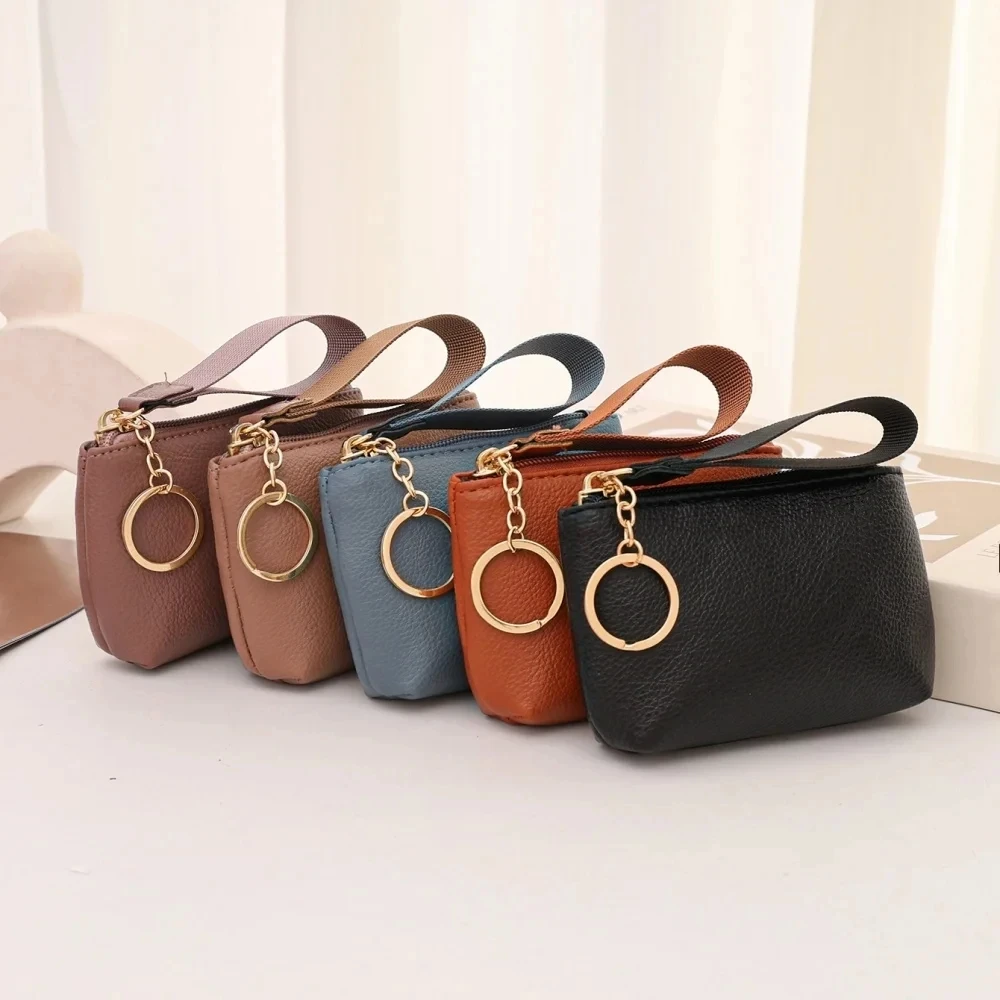 Women Coin Purse Clutch Bags PU Leather Zipper Coin Purse Fashionable Litchi Grain Rope Bag Keychain Shopping Gifts
Women Coin Purse Clutch Bags PU Leather Zipper Coin Purse Fashionable Litchi Grain Rope Bag Keychain Shopping Gifts