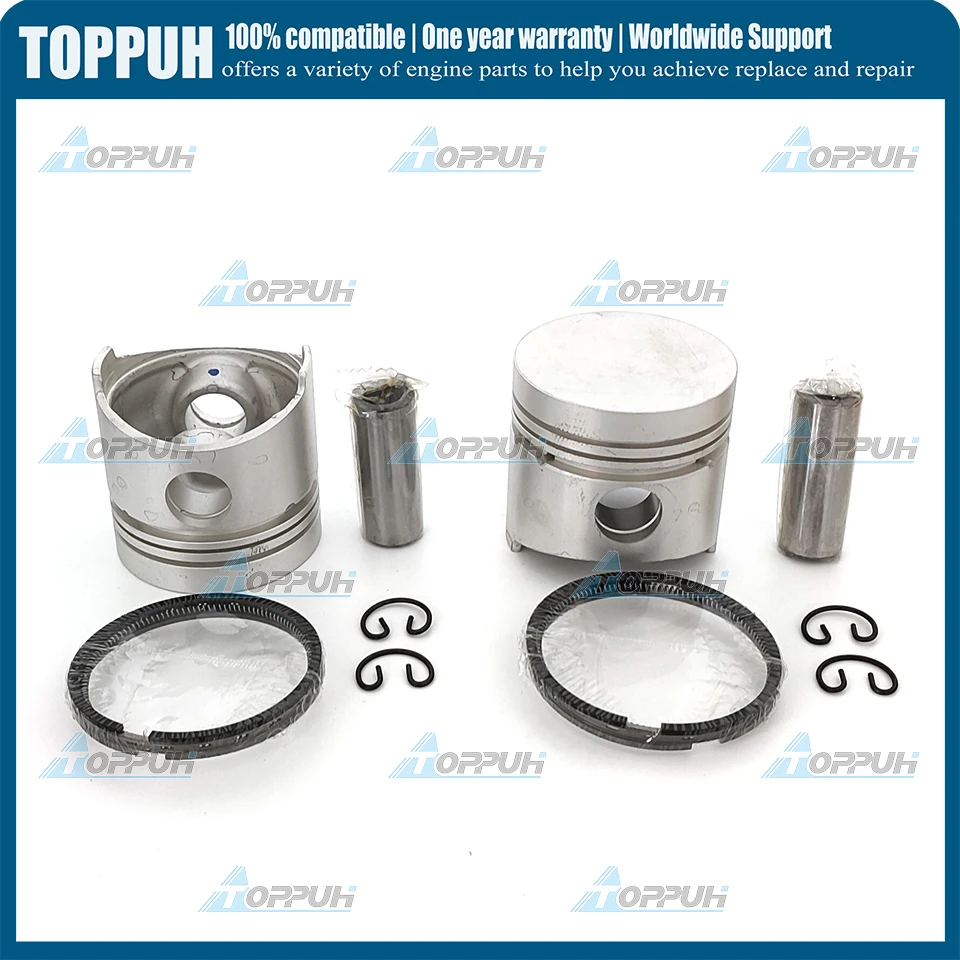 2Set Z500 Piston & Rings Kit Set STD 68mm for Kubota D750 Z500 ZB500 B5200 Engine 15261-21110
2Set Z500 Piston & Rings Kit Set STD 68mm for Kubota D750 Z500 ZB500 B5200 Engine 15261-21110