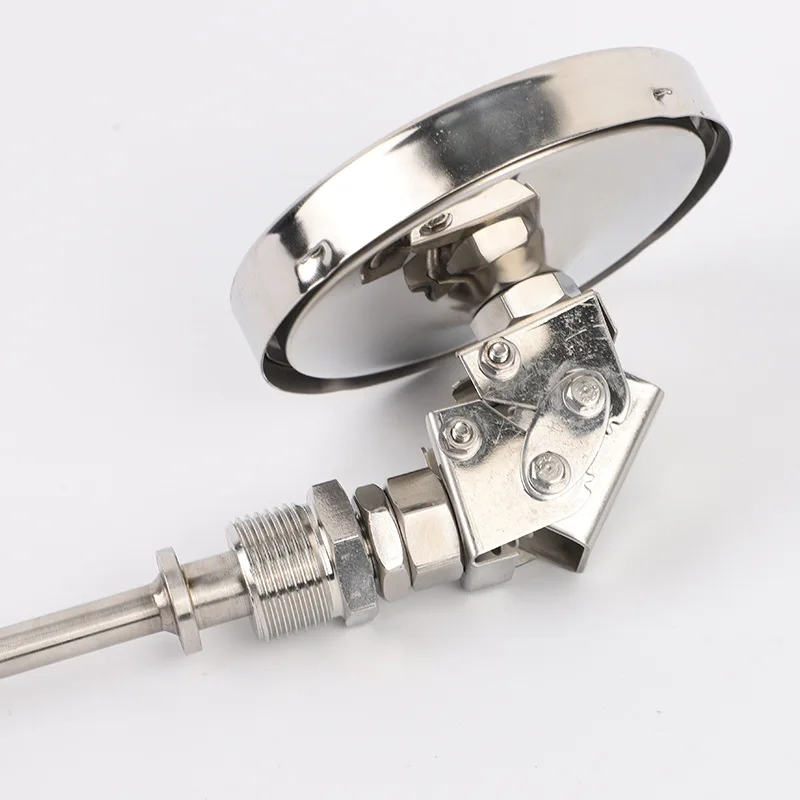 Универсальный биметаллический термометр. Промышленный термометр для измерения температуры. Биметаллический термометр.
Универсальный биметаллический термометр. Промышленный термометр для измерения температуры. Биметаллический термометр.