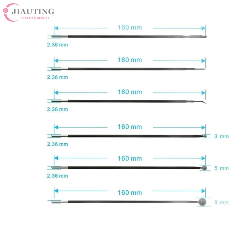1Pcs Electrosurgical blade tip Packing Reusable Electrosurgical Electrode 160cm 2.36 Shaft With Non Stick Blade Ball Needle Tip
1Pcs Electrosurgical blade tip Packing Reusable Electrosurgical Electrode 160cm 2.36 Shaft With Non Stick Blade Ball Needle Tip