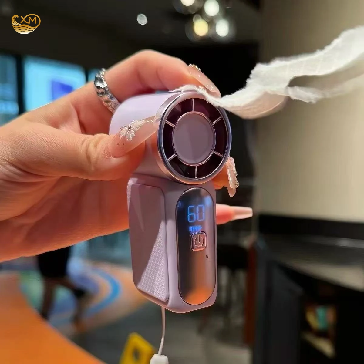Portable Handheld Fan Mini Personal Fan with LED Display High Velocity Cooling Fan for Travel Outdoor Fun
Portable Handheld Fan Mini Personal Fan with LED Display High Velocity Cooling Fan for Travel Outdoor Fun