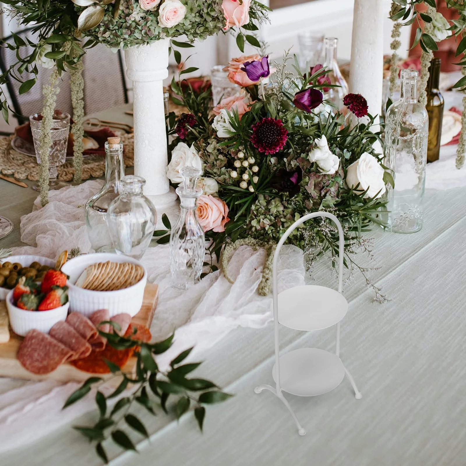 1Pcs Iron Cake Stand Exquisite Wedding Party Decor Modern Dessert Display Rack for Cupcakes Cookies Fruits Pastries
1Pcs Iron Cake Stand Exquisite Wedding Party Decor Modern Dessert Display Rack for Cupcakes Cookies Fruits Pastries