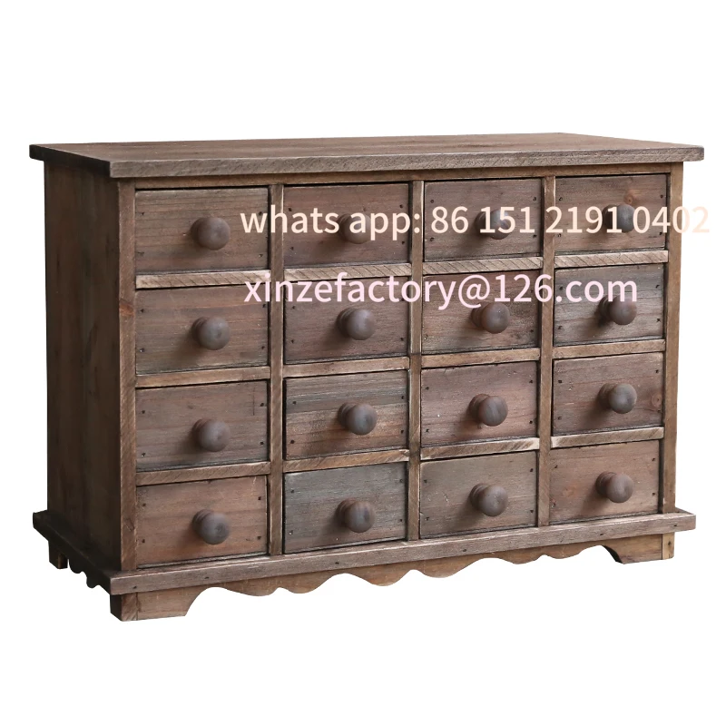 Customizable Mini drewniane szafki, drewno w stylu retro w stylu vintage, 16 szuflad
Customizable Mini drewniane szafki, drewno w stylu retro w stylu vintage, 16 szuflad