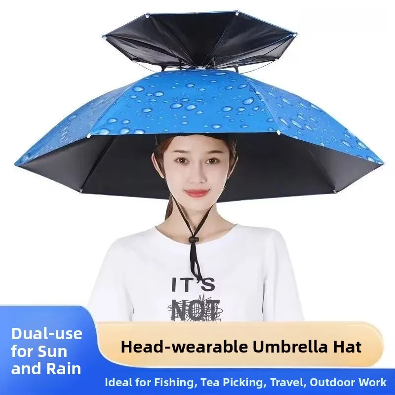 Outdoor Fiing Sunade Umbrella Cap Headwear Tea Piing Sun Protection Fiing Umbrella Foldable Rain Umbrella Hat
Outdoor Fiing Sunade Umbrella Cap Headwear Tea Piing Sun Protection Fiing Umbrella Foldable Rain Umbrella Hat