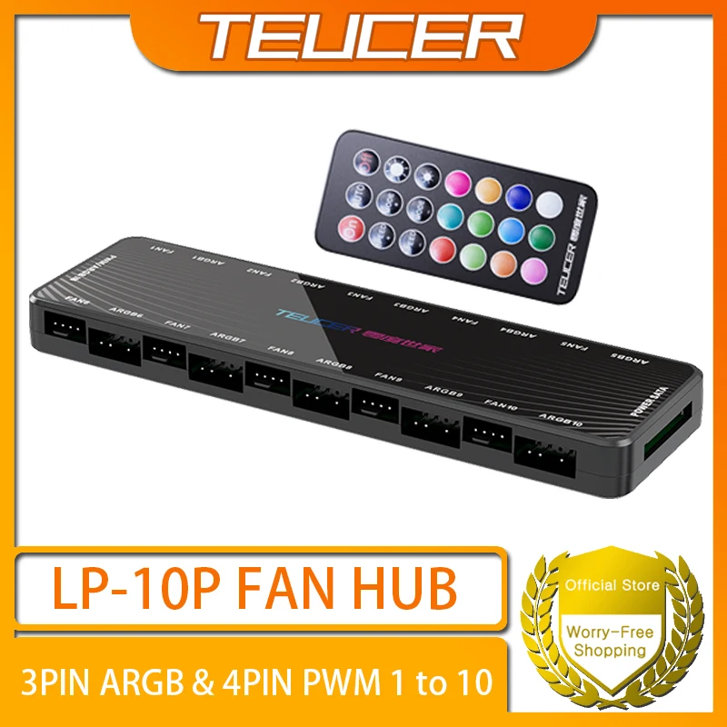 Концентратор вентилятора корпуса TEUCER 5V3PIN ARGB 1–10 Адаптер питания ПК 4-контактный ШИМ-сепаратор охлаждающего вентилятора
Концентратор вентилятора корпуса TEUCER 5V3PIN ARGB 1–10 Адаптер питания ПК 4-контактный ШИМ-сепаратор охлаждающего вентилятора