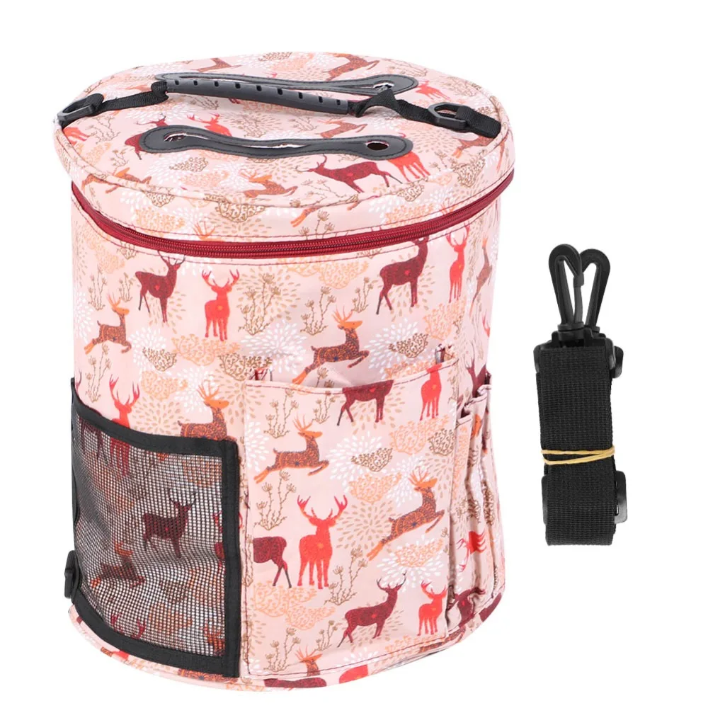 Portable Large Barrel Knitting Storage Bag Lightweight Web Pockets Crochet Hook Case Yarn Case Sewing Tool Accessories
Portable Large Barrel Knitting Storage Bag Lightweight Web Pockets Crochet Hook Case Yarn Case Sewing Tool Accessories