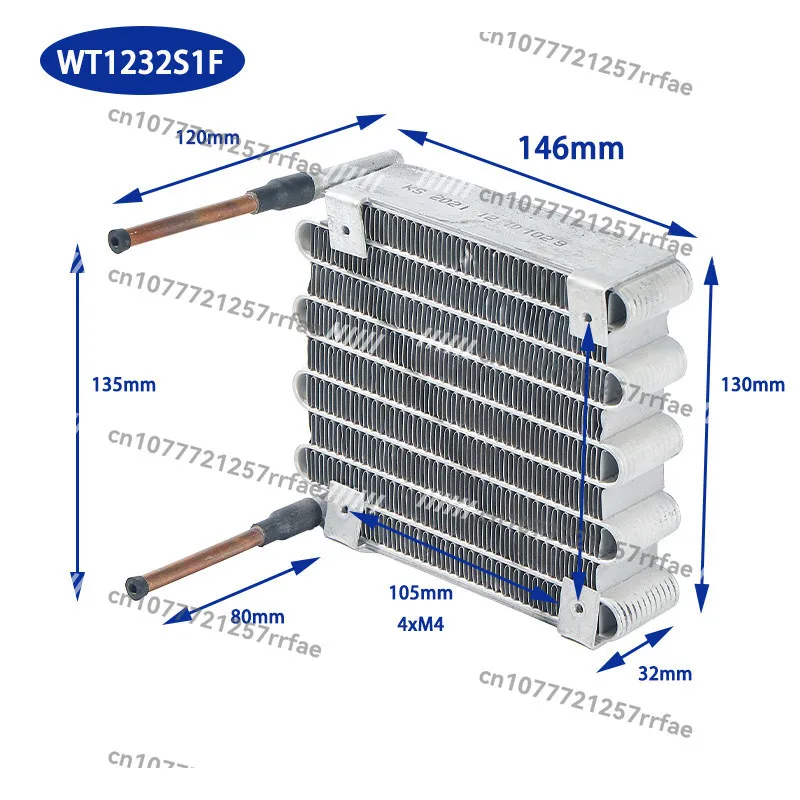 Wave exhaust WT micro-channel series condenser micro mini radiator small heat dissipation evaporator heat exchanger assembly
Wave exhaust WT micro-channel series condenser micro mini radiator small heat dissipation evaporator heat exchanger assembly