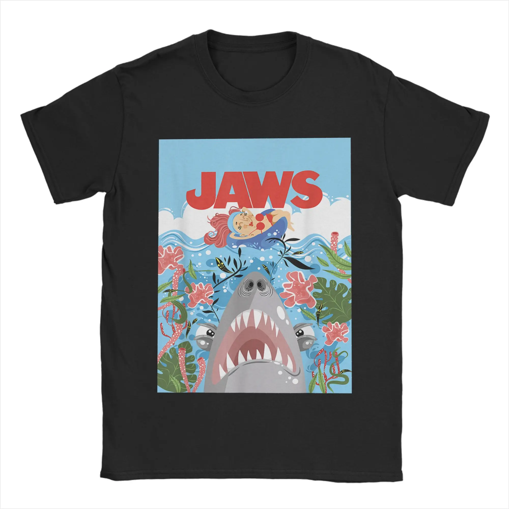 Jaws 50th Anniversary Poster T Shirt Summer Vintage T Shirts Cotton Hip Hop Tee Shirt For Couple Short-Sleeved Pattern Tops
Jaws 50th Anniversary Poster T Shirt Summer Vintage T Shirts Cotton Hip Hop Tee Shirt For Couple Short-Sleeved Pattern Tops