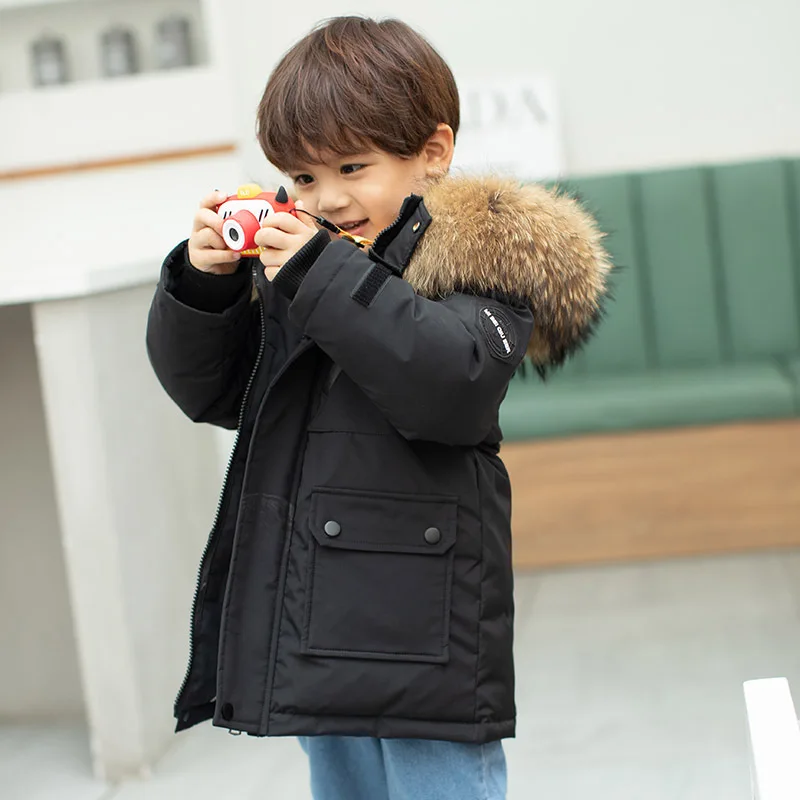 2025 Winter White duck down Jacket Boys Parka Thick Warm Baby Outerwear Coat 2-12 Yrs Kids toddler girl clothes Teenage clothing
2025 Winter White duck down Jacket Boys Parka Thick Warm Baby Outerwear Coat 2-12 Yrs Kids toddler girl clothes Teenage clothing