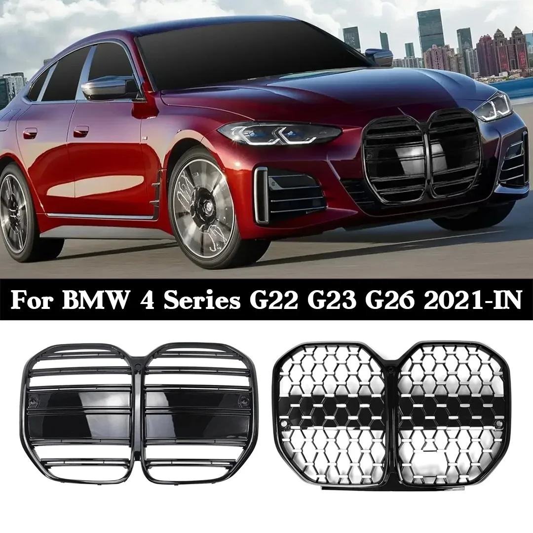For BMW 4-Series G22 G23 G26 2021-2023 Front Kidney Grille, M Style Racing Bumper Grille for 420i 430i M440i Coupe & Convertible
For BMW 4-Series G22 G23 G26 2021-2023 Front Kidney Grille, M Style Racing Bumper Grille for 420i 430i M440i Coupe & Convertible