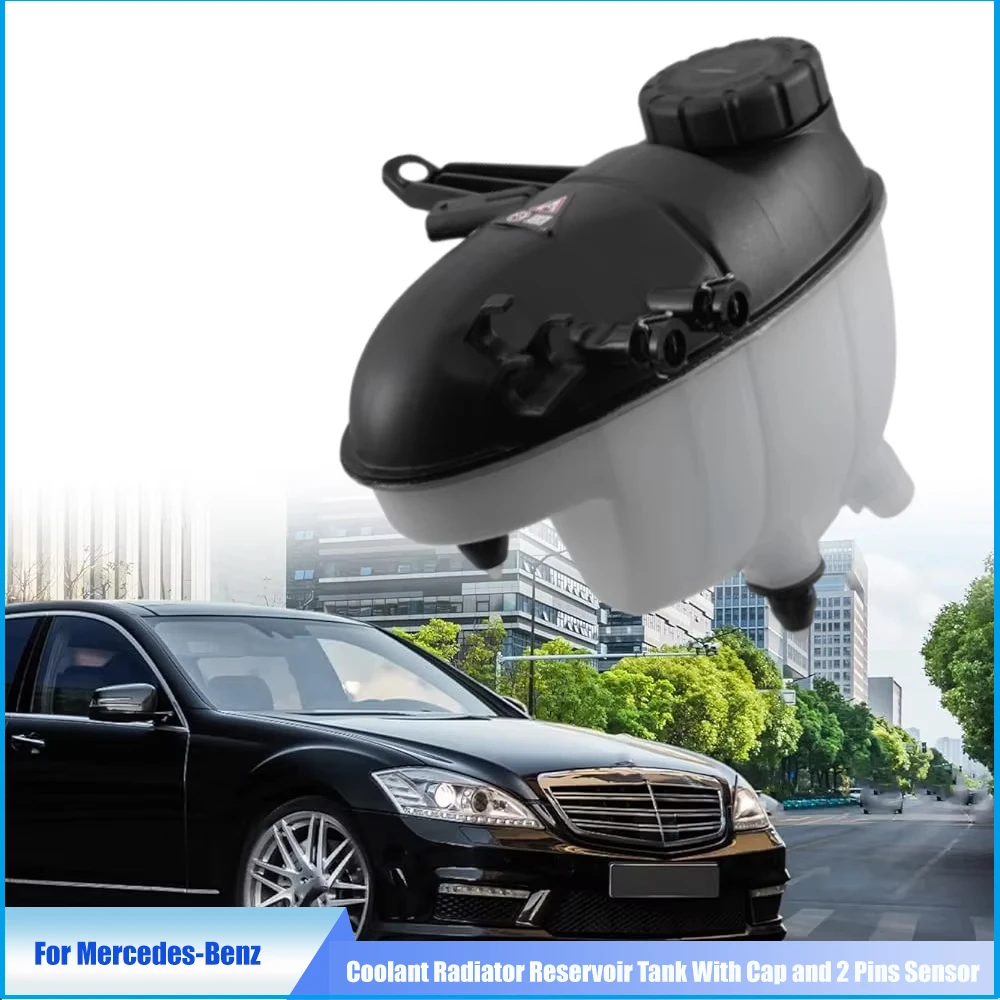 For Mercedes-Benz S550 S560 S600 S63 S65 Coolant Radiator Reservoir Tank With Cap and 2 Pins Sensor A2225000849 A2105010615
For Mercedes-Benz S550 S560 S600 S63 S65 Coolant Radiator Reservoir Tank With Cap and 2 Pins Sensor A2225000849 A2105010615
