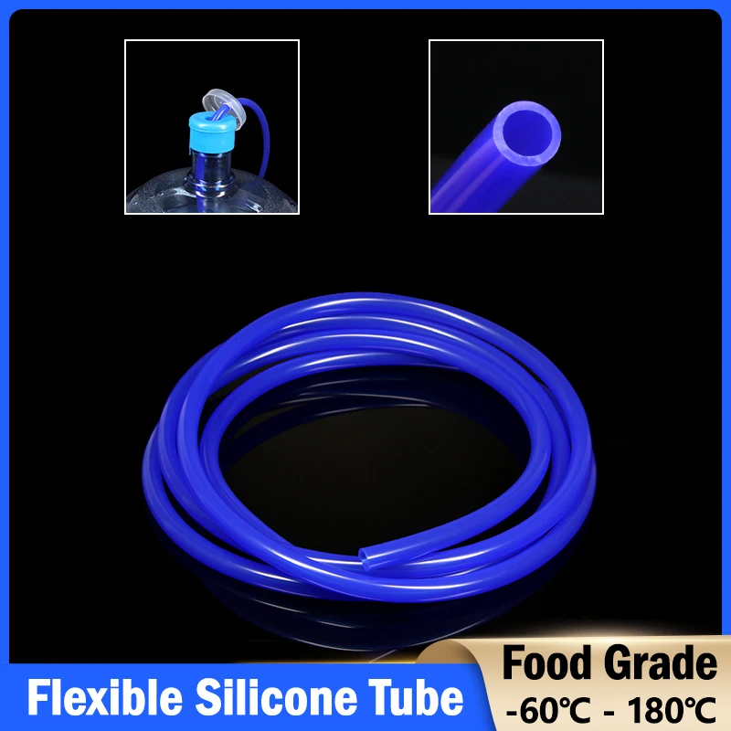1m - 10m Blue Food Grade Silicone Tubing ID 0.5/1/2/3/4/5/6/8/9/10/12/14/16/18/20/25/32mm Flexible Nontoxic Silicone Rubber Hose
1m - 10m Blue Food Grade Silicone Tubing ID 0.5/1/2/3/4/5/6/8/9/10/12/14/16/18/20/25/32mm Flexible Nontoxic Silicone Rubber Hose