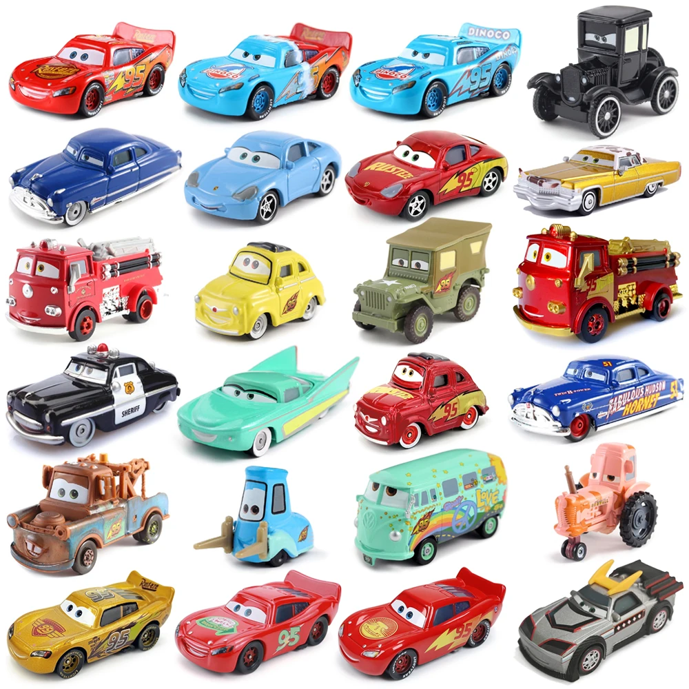 Disney Pixar Cars 2 3 Lightning McQueen Mater Sheriff Flo Doc Hudson Red 1:55 Alloy Diecast Car Model Children’s Toy Gift
Disney Pixar Cars 2 3 Lightning McQueen Mater Sheriff Flo Doc Hudson Red 1:55 Alloy Diecast Car Model Children’s Toy Gift