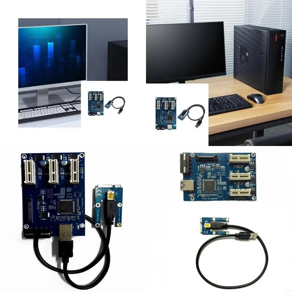 Видеокарта LXAA Mini PCIe — 3 адаптера PCIe для расширения подключения устройства
Видеокарта LXAA Mini PCIe — 3 адаптера PCIe для расширения подключения устройства