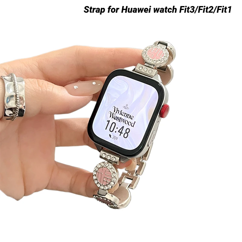 Metal Strap For Huawei Watch Fit3 Correa Bracelet Replacement Sport Watchband For Huawei Watch Fit2/1 Woman Man wristband
Metal Strap For Huawei Watch Fit3 Correa Bracelet Replacement Sport Watchband For Huawei Watch Fit2/1 Woman Man wristband