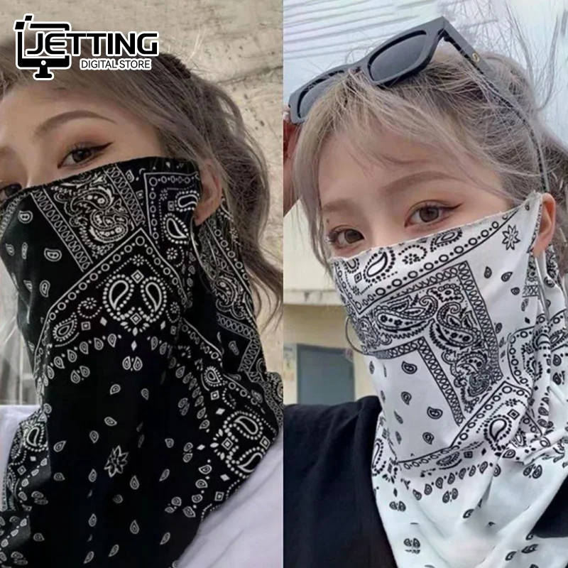 Summer Sun Mask Men And Women Hanging Ears Anti-Ultraviolet Half-Face Neck Protection Driving Ice Silk Mask Face Yarn Th
Summer Sun Mask Men And Women Hanging Ears Anti-Ultraviolet Half-Face Neck Protection Driving Ice Silk Mask Face Yarn Th