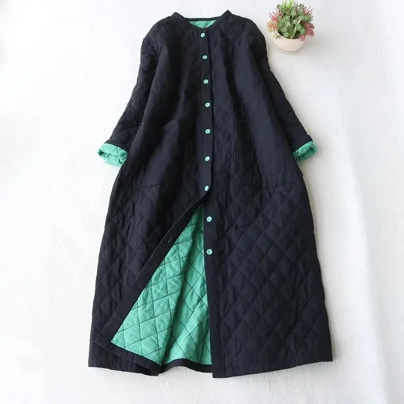 All cotton Lingge Cotton Outcoat 2024 New Autumn Winter Coat Mid-length Women's Loose Casual Warm Windbreaker Outerwear Female
All cotton Lingge Cotton Outcoat 2024 New Autumn Winter Coat Mid-length Women's Loose Casual Warm Windbreaker Outerwear Female